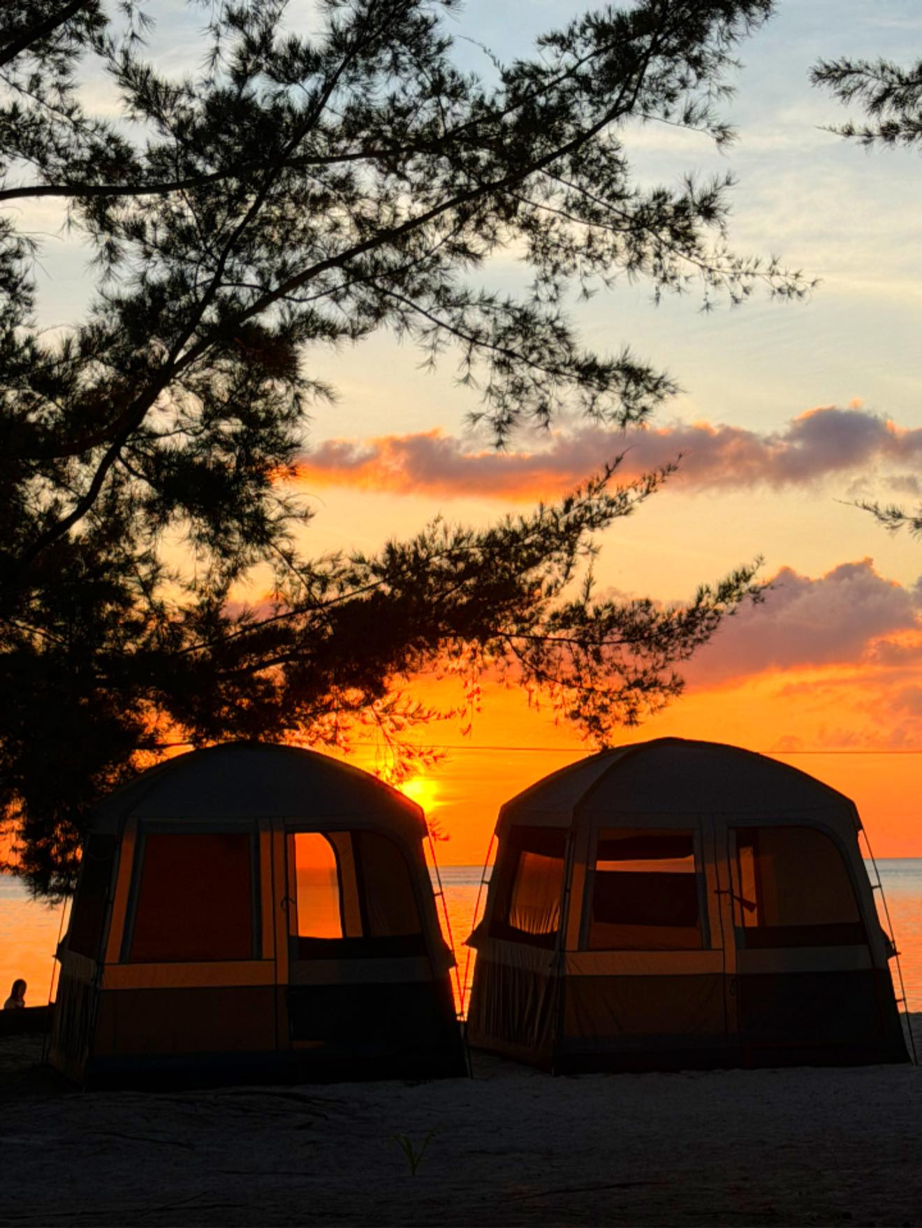 Sunset over Balabac islands